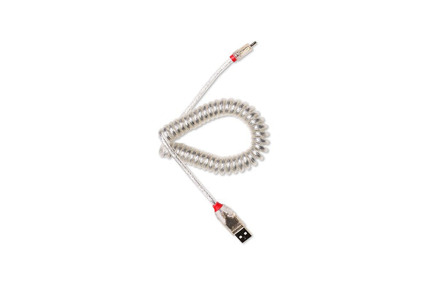 LINDY type c Cable wire Mechanical Keyboard Silver coiled gold plating usb a to usb c
