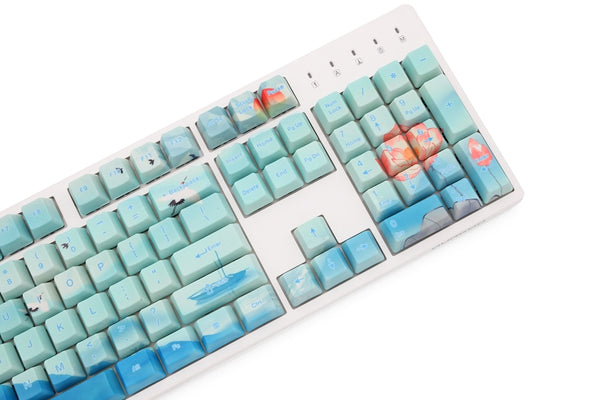 OMO OEM profile all over Dye Sub Keycap beautiful scenery for gh60 87 104 tkl ansi