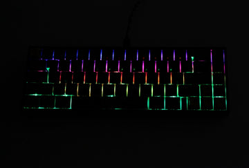 bm65rgb bm65 rgb 65% hot swappable Custom Mechanical Keyboard PCB prog ...