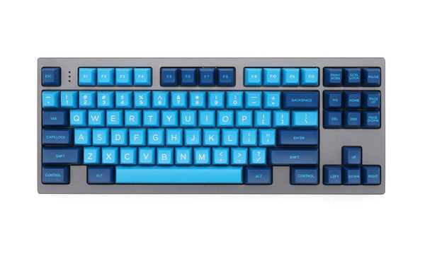 Domikey SA abs doubleshot keycap set Blue Wave SA for mx stem keyboard poker 87 104 gh60 xd64 xd68 xd84 xd87 bm60 bm65 bm68