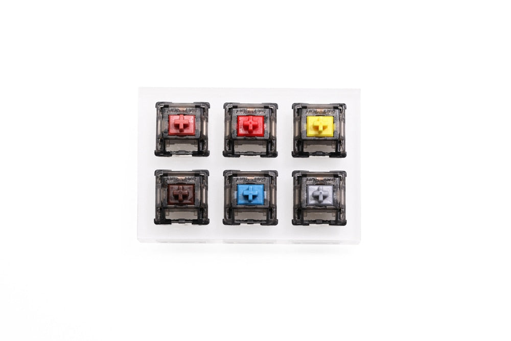 New 81 switch switches tester with acrylic base blank keycaps for  mechanical keyboard cherry kailh box candy gateron jwick lect