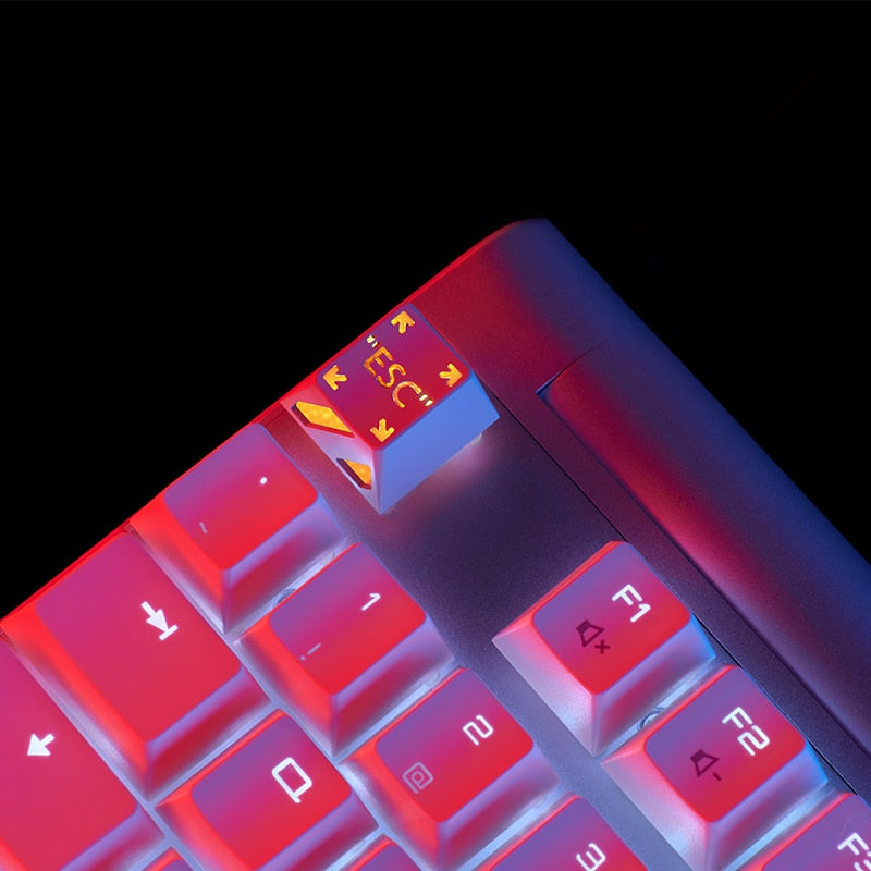 Holyoops Keycap Puller Holyoops ESC R1 Artisan Keycap CNC anodized aluminum Compatible Cherry ...