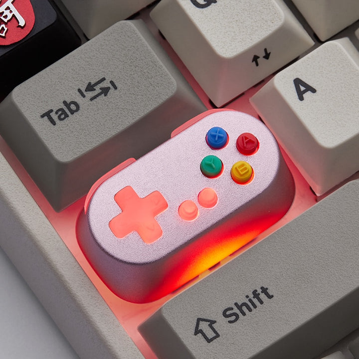 Holyoops Gamepad Controller Capslock Artisan Keycap CNC anodized alumi ...