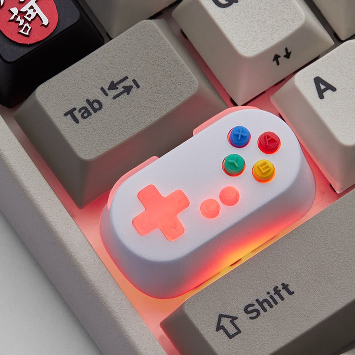 Holyoops Gamepad Controller Capslock Artisan Keycap CNC anodized alumi ...