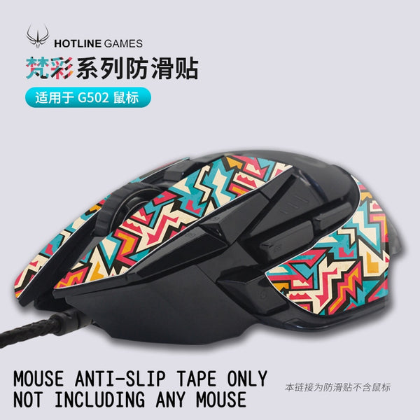 Hotline games Anti Slip Mouse Grip Tape Sticker for Logitech Go Pro Wireless X V1 V2 GPW G304 G403 G903 G900 G102 G603 G703