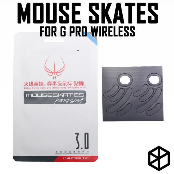 Hotline games mouse feet skates glides 2 sets/pack competition level logitech g pro wireless 0.8mm thickness