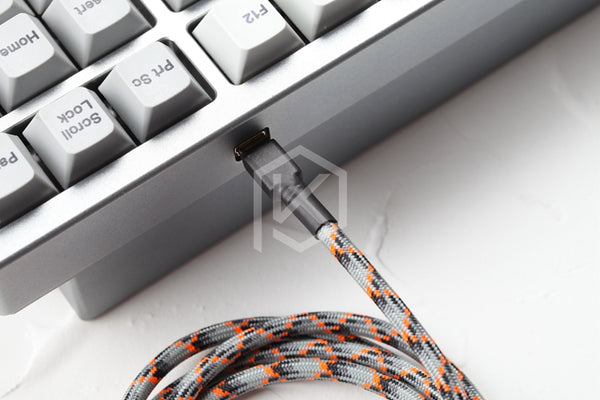 nylon Cable wire Mechanical Keyboard GH60 USB cable mini USB port for poker 2 GH60 xd64 xd84 xd96 tada68 keyboard kit DIY 1.2m - KPrepublic