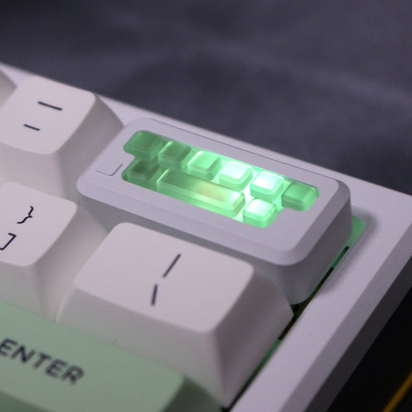 [GBEXTRAS]  Cary X F0T1 Novelty VE+C11 Keycap aluminium white black backlit