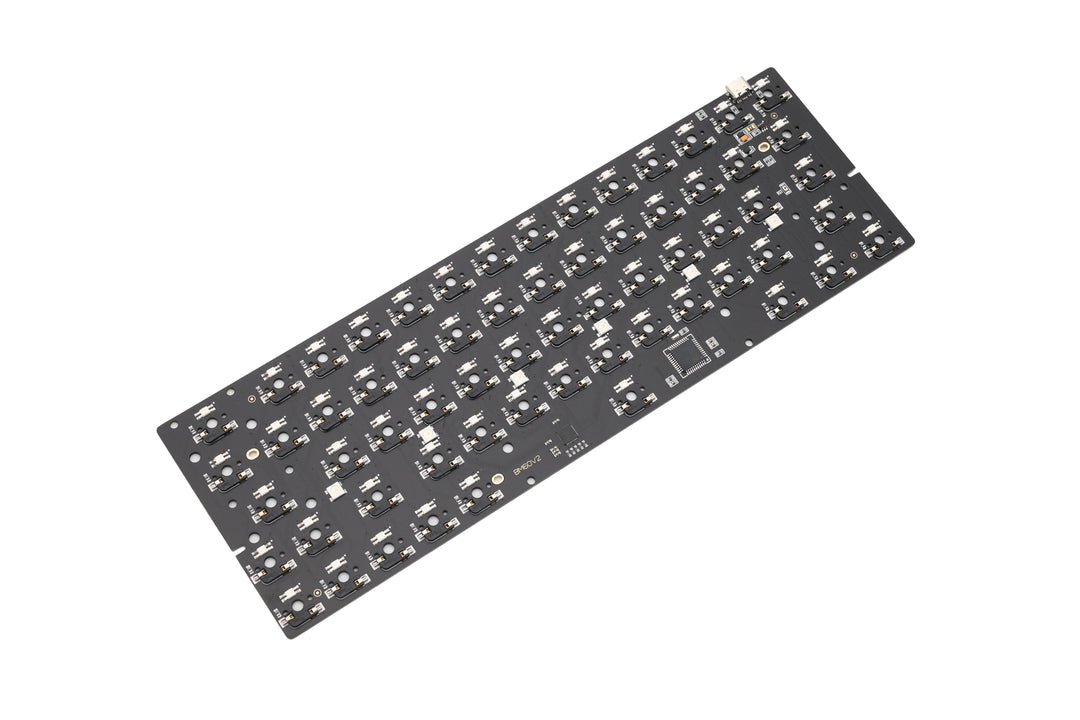 bm60 rgb 60% gh60 hot swappable PCB programmed qmk firmware type c ...