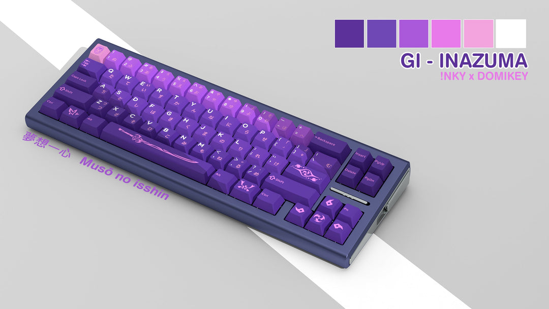 [GBEXTTRA] INKY STUDIO x Domikey INAZUMA THEME CHERRY PROFILE KEYCAPS ...