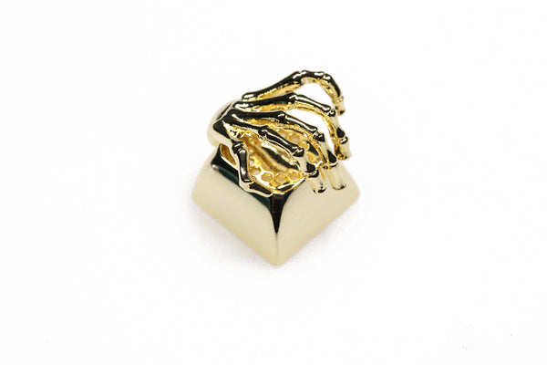 Metal Keycap Skeleton Hand Novelty