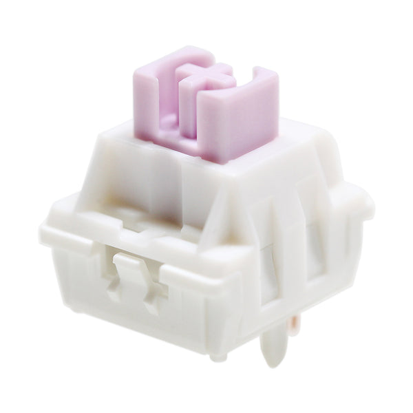 JWICK Taro Poi Milk Purple Tactile Switch 5pin RGB SMD 67g mx switch for mechanical keyboard 60m POM PA66 Gold Plated Spring