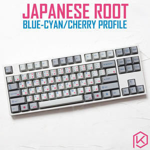 Spanish French German Japanese Korean Russian Anime Keycaps, Cherry Profile  Keycap ISO Layout for Mechanical Keyboard