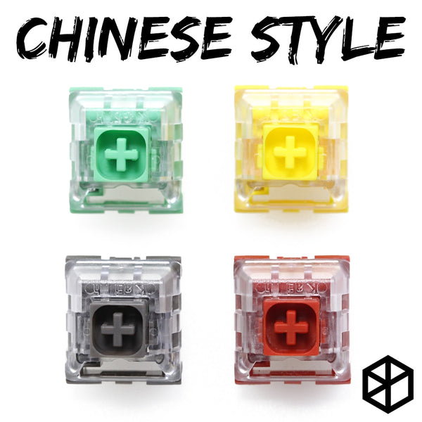 Kailh Box Switch Chinese Style Red Grey yellow Green RGB SMD Dustproof Switch IP56 waterproof mx