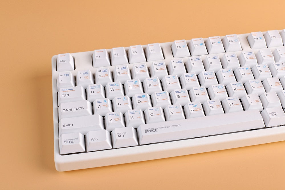 LOOP PS Shortcut Key Hotkey Set Cherry profile Dye Sub Keycap Set thic ...