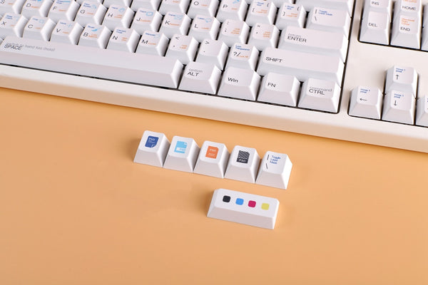 LOOP PS Shortcut Key Hotkey Set Cherry profile Dye Sub Keycap Set thic ...