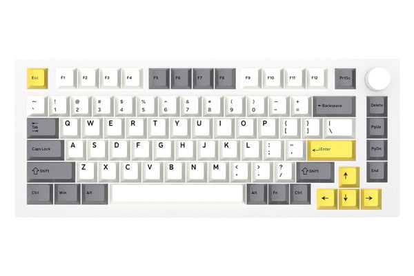 NextTime X75 75% Gasket Mechanical Keyboard GJ keycaps kit PCB Hot Swap Switch RGB Gateron Kailh EG