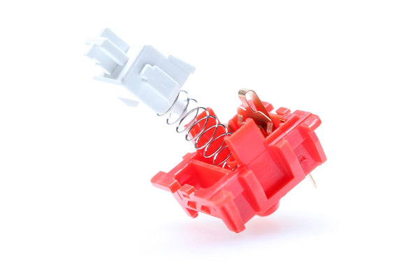 CIY Red Lotus Switch Linear 45g Clear Red Top Switch mx stem switch for mechanical keyboard 50m Factory Stem Lubed PC Nylon POK