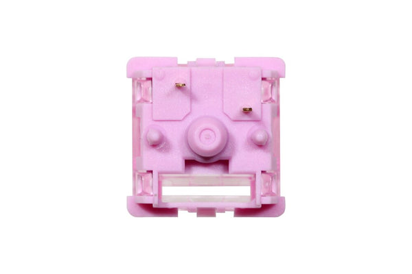 JWICK Pink Jade Linear Switch 5pin RGB SMD 62g mx switch for mechanical keyboard 50m POM Nylon Long Spring Pink