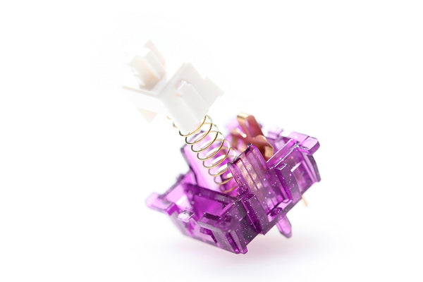 Prevail Nebula Purple Switch Linear 62g 5pin SMD RGB MX stem switch for mechanical keyboard Nylon LY 60M Long Spring