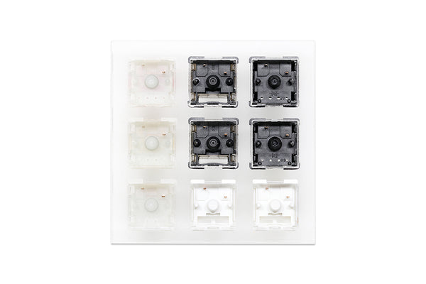 Acrylic Switch Tester JWICK Switch for Mechanical Keyboard Black Red Blue Ginger Milk Poi White