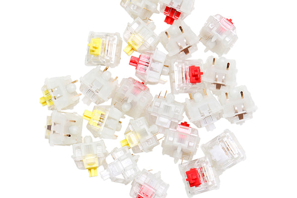 JWICK Red Yellow White Linear Switch 5pin RGB SMD 37g 60g 65g mx switch for mechanical keyboard 50m POM PC PA66