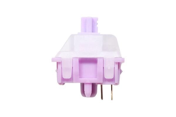 43 Studio Popu Switch Linear 65g MX switch for mechanical keyboard 50m POM Nylon Milky Top Housing Non Factory Lubed Purple