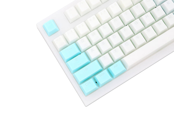 Taihao Cubic Profile Nana De Coco Translucent Backlit Doubleshot keycaps for diy gaming mechanical keyboard oem profile