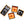 GKs CSA PBT Doubleshot Orange Black keycaps for diy gaming mechanical keyboard CSA Profile for BM60 BM68 BM80 BM65