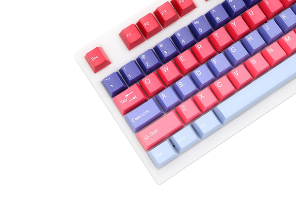 Taihao Cubic Profile Blueberry Strawberry Lollipop Macaron Doubleshot keycaps for diy gaming mechanical keyboard OEM profile