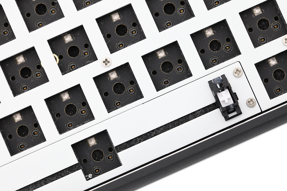 Drum GK61 GK61X GK64 GK64X 60% CNC Anode Custom Keyboard Kit rgb switc ...