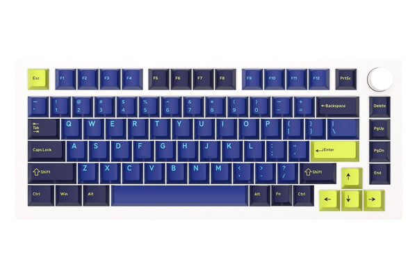 NextTime X75 75% Gasket Mechanical Keyboard GJ keycaps kit PCB Hot Swap Switch RGB interstella nautilus fishing garden industrial Gateron Kailh EG