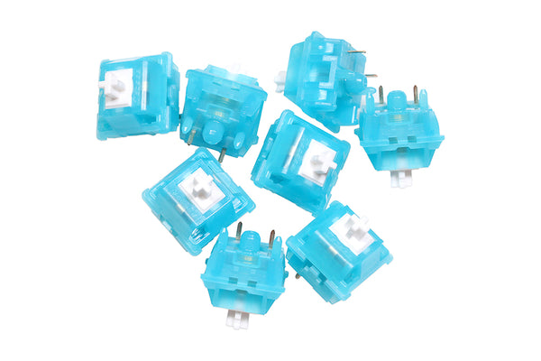 TECSEE Blue Sky Bluesky Linear Tactile Switch 5pin RGB SMD 63.5g mx switch for mechanical keyboard 60m Gold Sping POM HPE