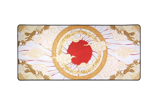 Phangkey AMATERASU Mechanical keyboard Mousepad Deskmat 900 400 5mm Stitched Edges /Rubber High quality soft touch Rubber