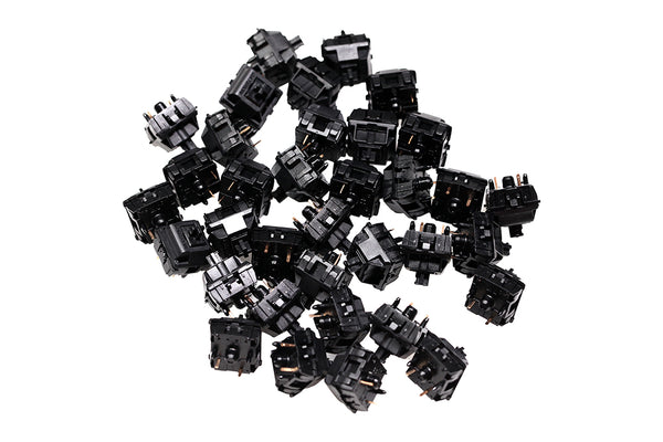 Gateron Oil King Linear Switch 5pin RGB 35pcs 65g mx POM stem for mechanical keyboard 60m Black Plated Long Spring Pre Lubed