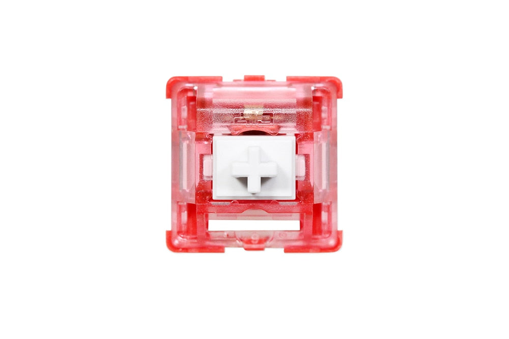 CIY Red Lotus Switch Linear 45g Clear Red Top Switch mx stem switch fo ...