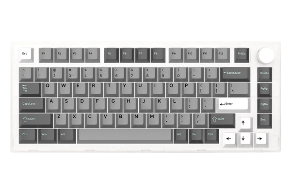 NextTime X75 75% Gasket Mechanical Keyboard GJ keycaps kit PCB Hot Swap Switch RGB interstella nautilus fishing garden industrial