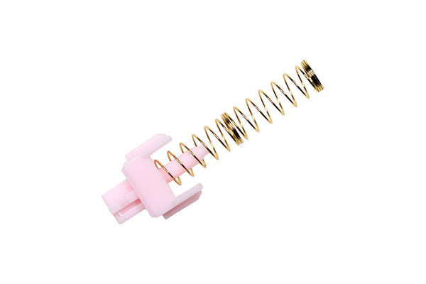 TECSEE Strawberry Ice Linear Switch 5pin RGB SMD 63.5g mx switch for mechanical keyboard 60m Nylon UPE Long 2 Stages Spring