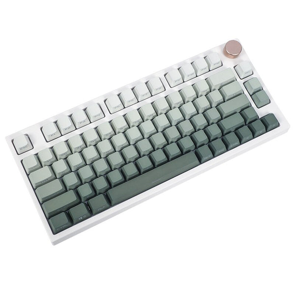 Sea Grass Green Gradient Keycap Dip Dye Doubleshots PBT for keyboard 87 tkl 104 ansi xd64 bm60 xd68 CSTC75 BM87 BM65 CSTC75 VN96