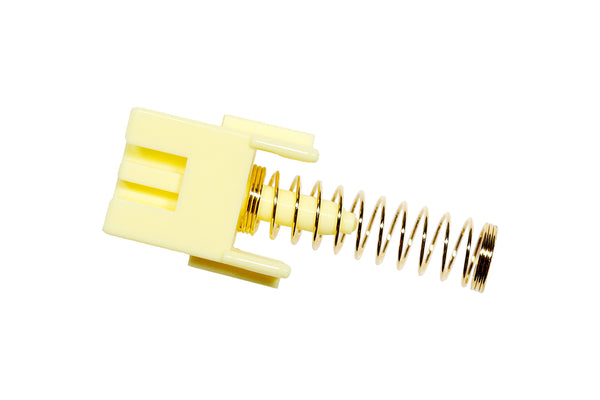 JWICK Ginger Milk Linear Switch 5pin RGB SMD 63.5g mx switch for mechanical keyboard 60m POM PA66 Gold Plated Spring Yellow