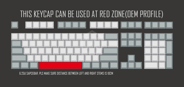 Novelty Shine Through Keycaps ABS Etched, Shine-Through god save the king messi black red spacebar custom mechanical keyboards - KPrepublic