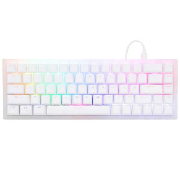 Zeeyoo 65% 68 key Custom Mechanical Keyboard Kit PCB CASE hot swappable switch Socket support lighting effects with Acrylic Case