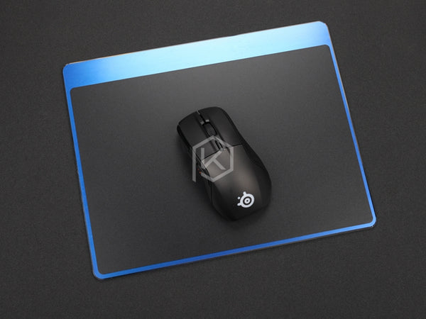 Aluminum alloy mousepad Gaming Mat Mouse with free gift tablet support with Non-Slip Rubber Bottom Mouse Pad anti slip Mousepad - KPrepublic