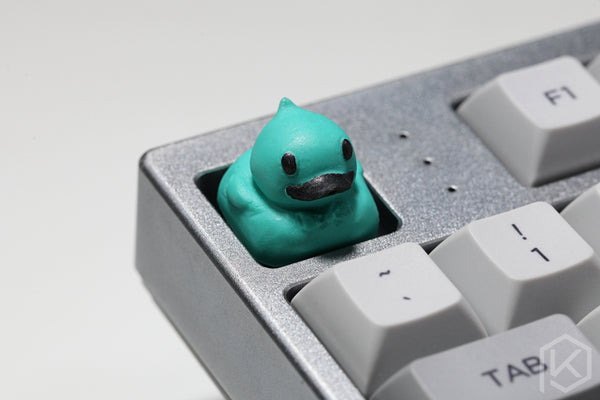 [CLOSED] [GB] B.o.B Resin Duckie keycap handcrafted R4 multi-colour novelty