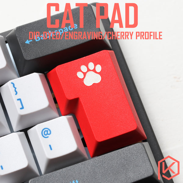 Novelty cherry profile dip dye sculpture pbt keycap for mechanical keyboard laser etched legend cat pad iso enter black red blue