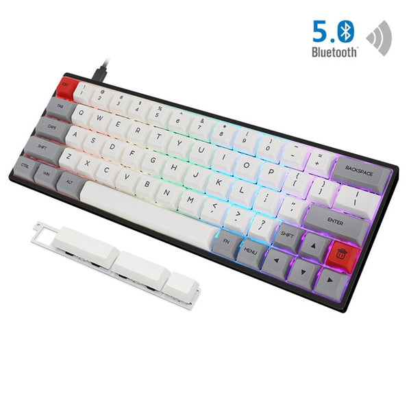 gk64xs  kailh silent switch hot swappable bluetooth dual mode Mechanical Keyboard