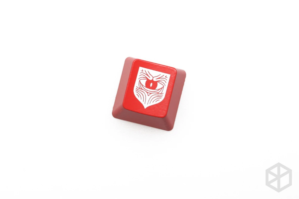 Novelty Shine Through Keycaps ABS Etched black red got Game of Thrones
