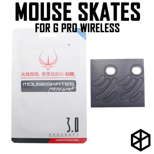 Hotline games 2 sets/pack competition level mouse feet skates gildes for logitech g pro wireless 0.6mm thickness Teflon