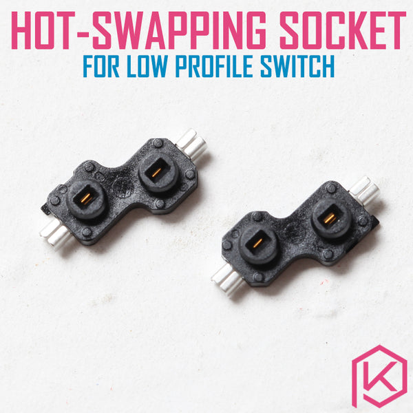 Kailh hot swapping pcb sockets for choc kailh low profile switches  smd socket