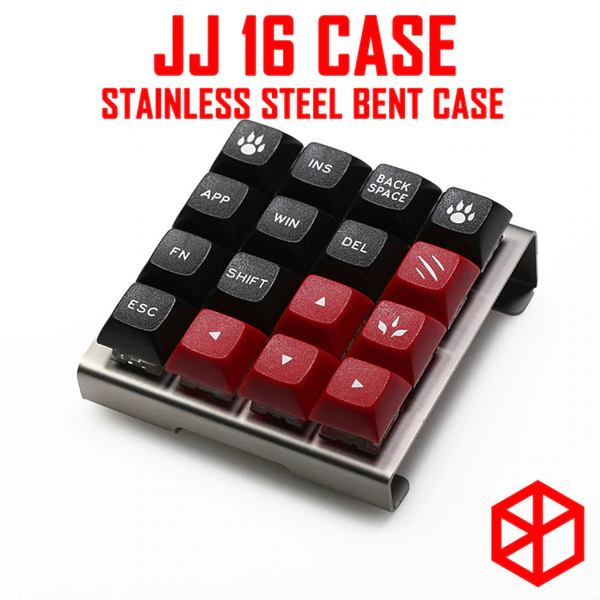 stainless steel bent case for jj16 JJ16 jj4x4 15% custom keyboard acrylic panels acrylic panel diffuser also can support bm16
